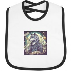 Infant Contrast Trim Bib