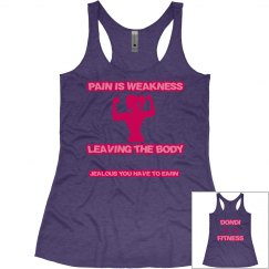 DONDIFITNESS WOMAN PERFORMANCE TANK  TOPS