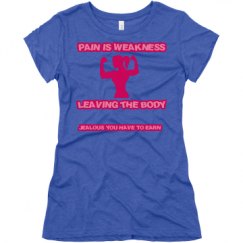 Ladies Slim Fit Super Soft Triblend Tee