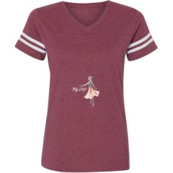 Ladies Relaxed Fit Vintage Sports Tee
