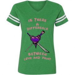 Ladies Relaxed Fit Vintage Sports Tee