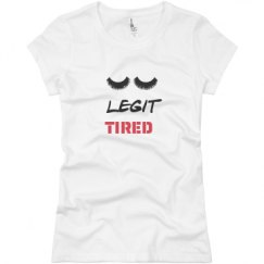 Ladies Slim Fit Basic Promo Jersey Tee