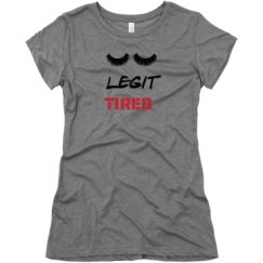 Ladies Slim Fit Super Soft Triblend Tee