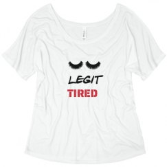 Ladies Flowy Slouchy Tee