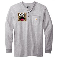 Unisex Carhartt Long Sleeve Henley Tee