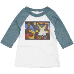 Toddler 3/4 Sleeve Raglan Tee