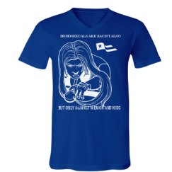 Unisex V-Neck Jersey Tee