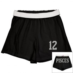 Pisces Sporty Zodiac Cheer Short