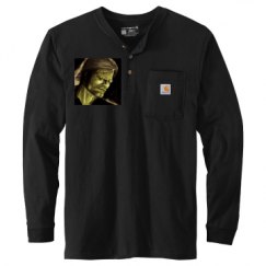 Unisex Carhartt Long Sleeve Henley Tee 