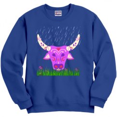 Unisex Film and Foil Crewneck Sweatshirt