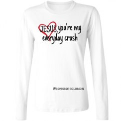 Ladies Relaxed Fit Basic Long Sleeve Tee