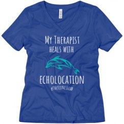 Ladies Relaxed Fit V-Neck Tee