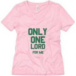 Ladies Relaxed Fit V-Neck Tee