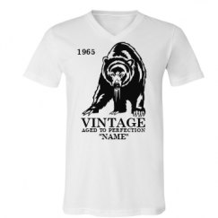 Unisex V-Neck Jersey Tee