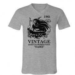 Unisex V-Neck Jersey Tee