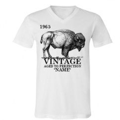 Unisex V-Neck Jersey Tee