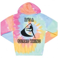 Unisex Tie-Dye Fleece Hoodie