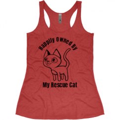 Ladies Slim Fit Super Soft Racerback Triblend Tank