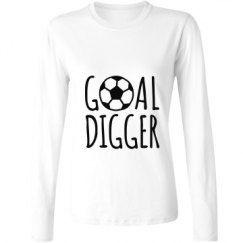 Ladies Relaxed Fit Basic Long Sleeve Tee