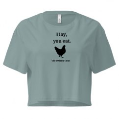 Ladies Festival Cali Crop Top Tee