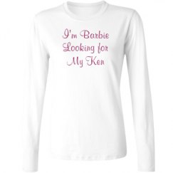 Ladies Relaxed Fit Basic Long Sleeve Tee