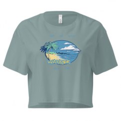 Ladies Festival Cali Crop Top Tee