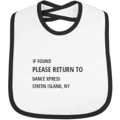 Infant Contrast Trim Bib