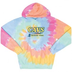 Unisex Tie-Dye Fleece Hoodie