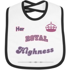 Infant Contrast Trim Bib