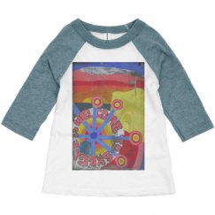 Toddler 3/4 Sleeve Raglan Tee