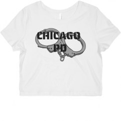 Ladies Slim Fit Crop Top Tee