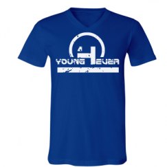 Unisex V-Neck Jersey Tee