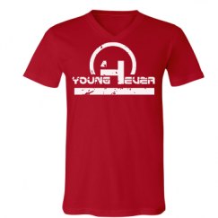 Unisex V-Neck Jersey Tee