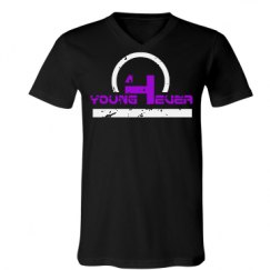 Unisex V-Neck Jersey Tee