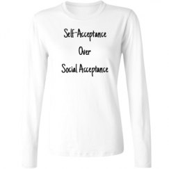 Ladies Relaxed Fit Basic Long Sleeve Tee