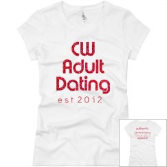 CW big letter slimfit top rw