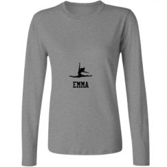 Ladies Relaxed Fit Basic Long Sleeve Tee