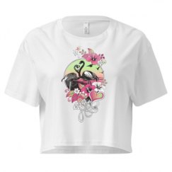 Ladies Festival Cali Crop Top Tee