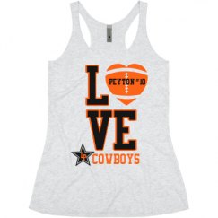 Ladies Slim Fit Super Soft Racerback Triblend Tank