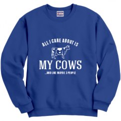 Unisex Film and Foil Crewneck Sweatshirt