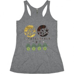 Ladies Slim Fit Super Soft Racerback Triblend Tank