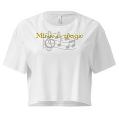 Ladies Festival Cali Crop Top Tee