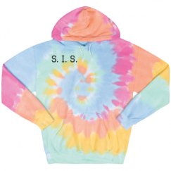 Unisex Tie-Dye Fleece Hoodie