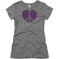 Ladies Slim Fit Super Soft Triblend Tee