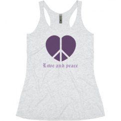 Ladies Slim Fit Super Soft Racerback Triblend Tank