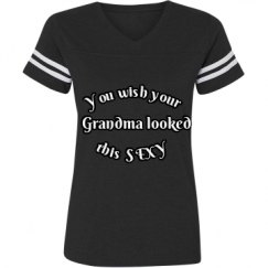 Ladies Relaxed Fit Vintage Sports Tee