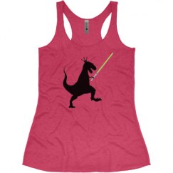 Ladies Slim Fit Super Soft Racerback Triblend Tank