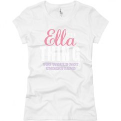 Ladies Slim Fit Basic Promo Jersey Tee