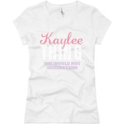 Ladies Slim Fit Basic Promo Jersey Tee