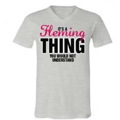 Unisex V-Neck Jersey Tee